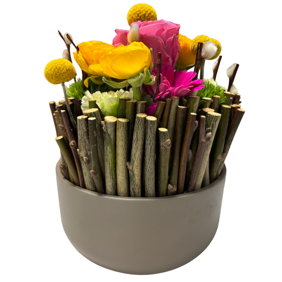 Bloemstuk flower power groot