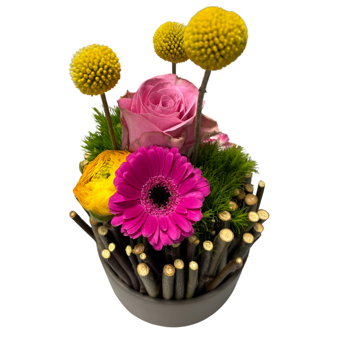 Bloemstuk flower power mini