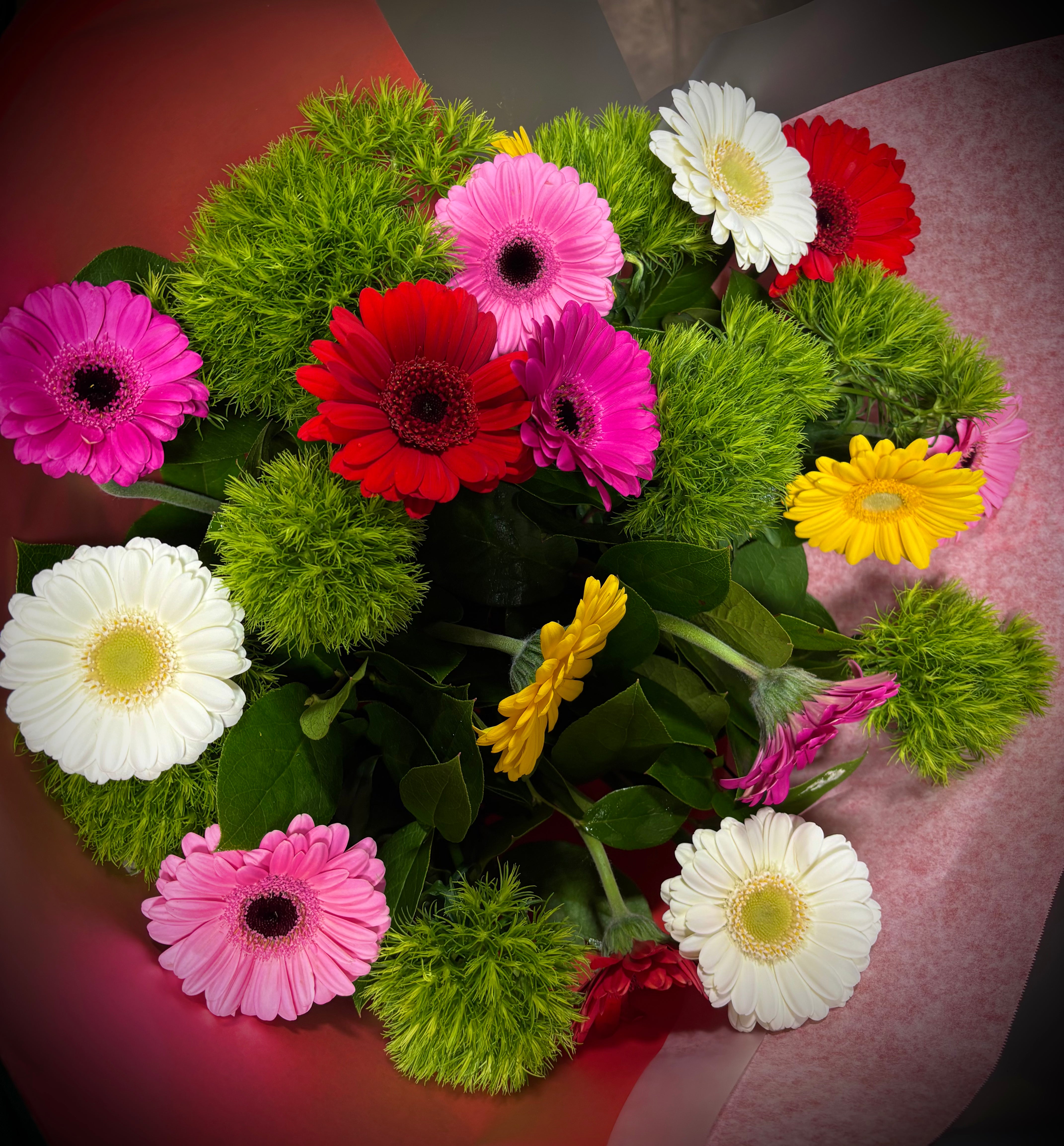 Boeket flower power germini