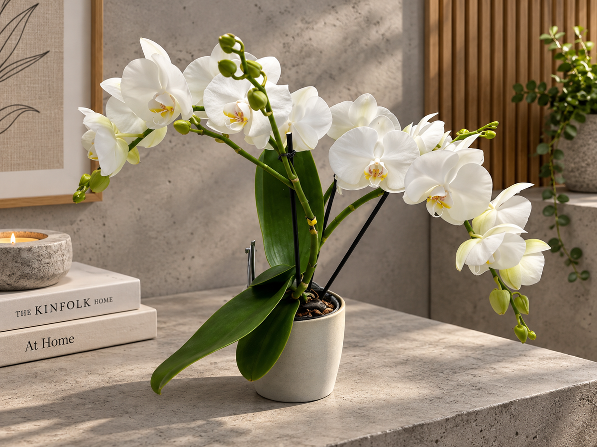 Orchidee Tablo + pot