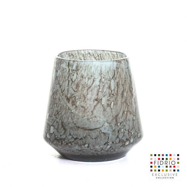 VASE EDEN H22 D17 ROCKY GREY