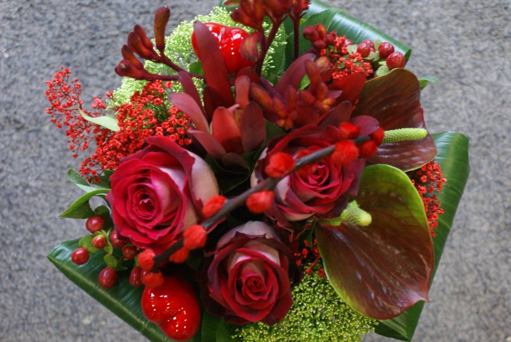 Valentijns compact boeket