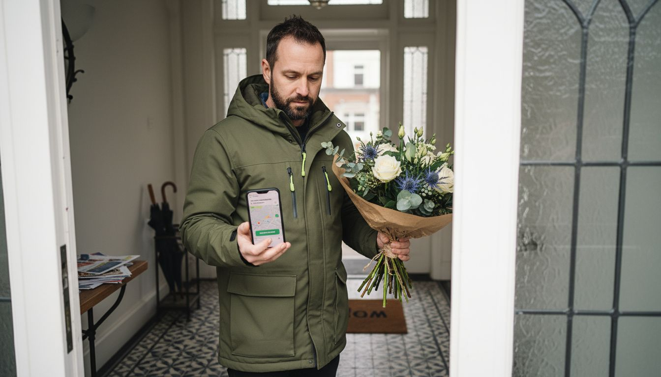 Boeket bezorgd in Nieuwpoort door lokale bloemenbezorger