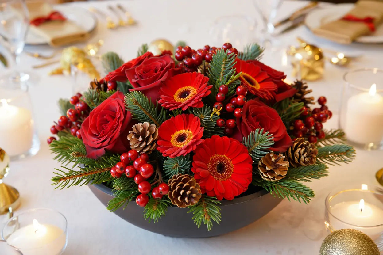 Kerststuk op de feesttafel: ideeën en tips voor een sfeervolle kersttafel